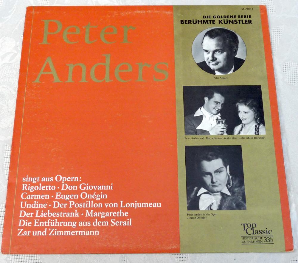 Peter Anders, Die goldene Serie, Top-Classic